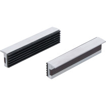 Mors de protection pour étau | aluminium | largeur 125 mm | 2 pièces