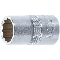 Douille pour clé, douze pans | 12,5 mm (1/2") | 15 mm