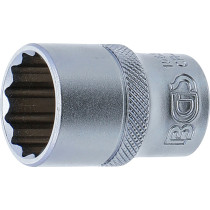 Douille pour clé, douze pans | 12,5 mm (1/2") | 19 mm