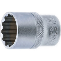 Douille pour clé, douze pans | 12,5 mm (1/2") | 21 mm