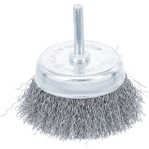 Brosse ronde | réception de goupille 6 mm | Ø 75 mm