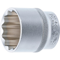 Douille pour clé, douze pans | 12,5 mm (1/2") | 34 mm