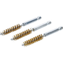 Brosse en laiton | 10 mm | 6,3 mm (1/4") | 3 pièces