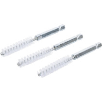Brosse plate Nylon | 10 mm | 6,3 mm (1/4") | 3 pièces