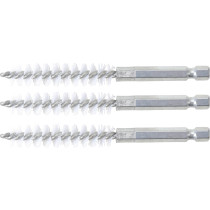 Brosse plate Nylon | 11 mm | 6,3 mm (1/4") | 3 pièces