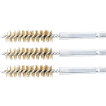 Brosse en laiton | 12 mm | 6,3 mm (1/4") | 3 pièces