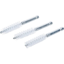 Brosse plate Nylon | 12 mm | 6,3 mm (1/4") | 3 pièces