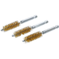 Brosse en laiton | 13 mm | 6,3 mm (1/4") | 3 pièces