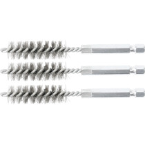 Brosse en acier | 13 mm | 6,3 mm (1/4") | 3 pièces