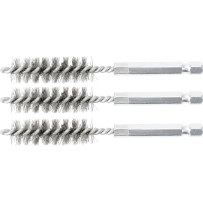 Brosse en acier | 13 mm | 6,3 mm (1/4") | 3 pièces