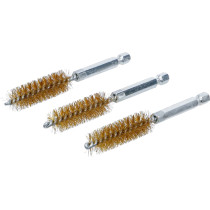 Brosse en laiton | 14 mm | 6,3 mm (1/4") | 3 pièces