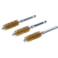 Brosse en laiton | 14 mm | 6,3 mm (1/4") | 3 pièces