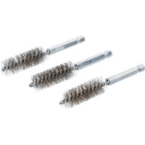 Brosse en acier | 15 mm | 6,3 mm (1/4") | 3 pièces