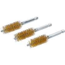 Brosse en laiton | 16 mm | 6,3 mm (1/4") | 3 pièces