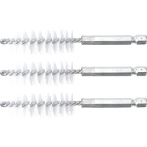 Brosse plate Nylon | 17 mm | 6,3 mm (1/4") | 3 pièces