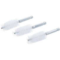 Brosse plate Nylon | 19 mm | 6,3 mm (1/4") | 3 pièces