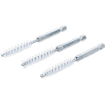 Brosse plate Nylon | 9 mm | 6,3 mm (1/4") | 3 pièces