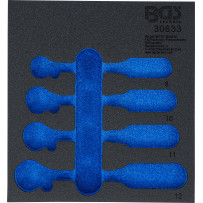 Insert de servante d'atelier 1/6 | vide | pour art. 30833