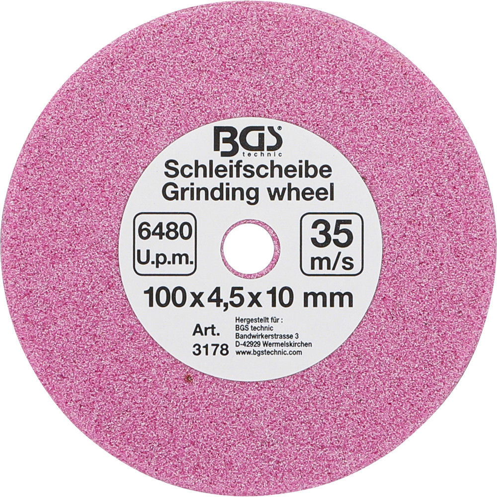 Disque abrasif | pour art. 3180 | Ø 100 x 4,5 x 10 mm