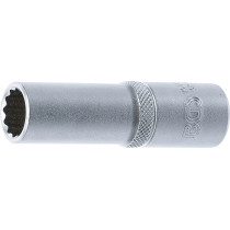 Douille pour clé, douze pans, longue | 12,5 mm (1/2") | 14 mm