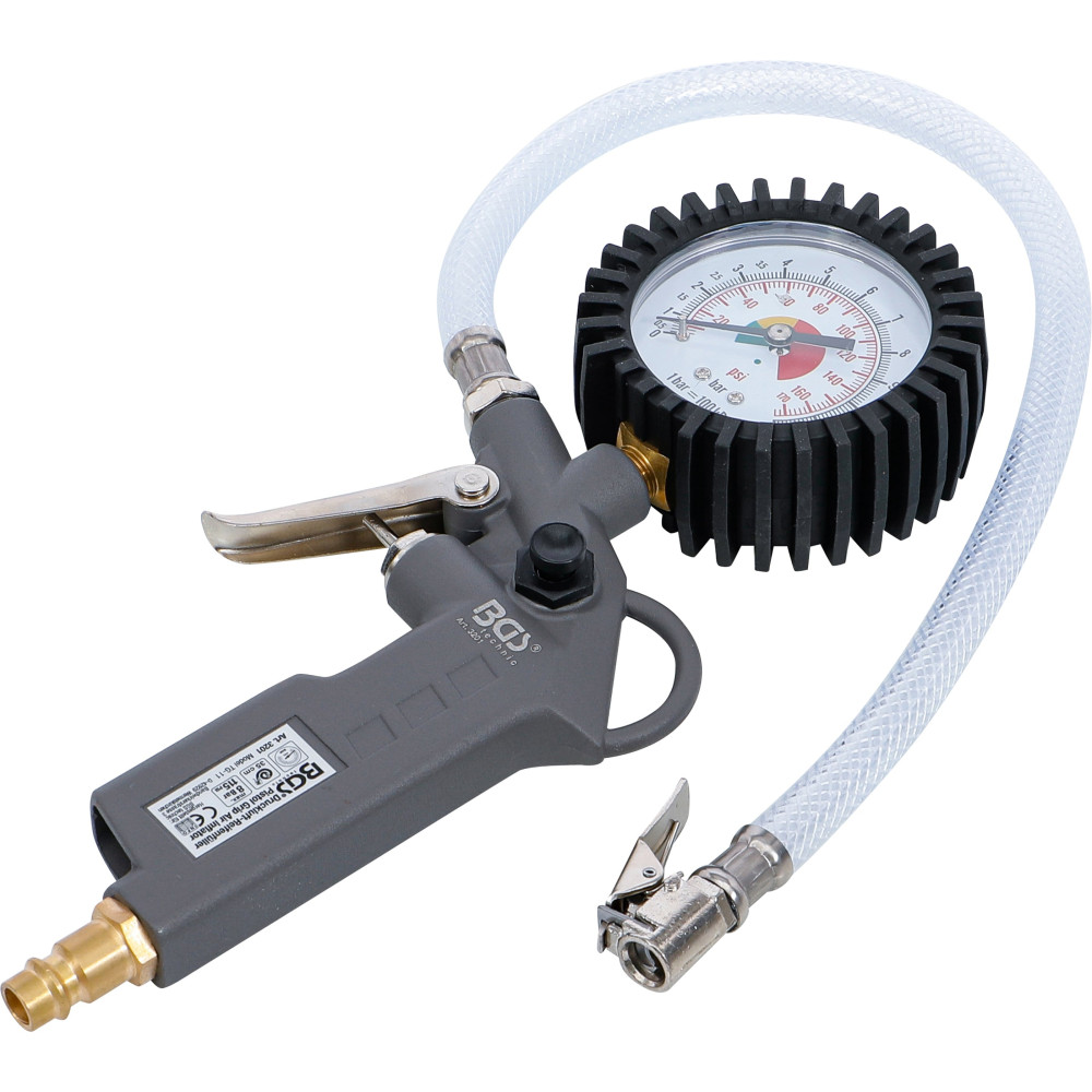 Pistolet de gonflage pneumatique | 0 - 8 bar