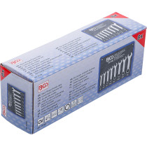 Jeu de clés mixtes en pouces | extra courtes | 3/8" - 7/8" | 8 pièces