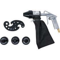 Pistolet de sablage à air comprimé avec accessoires