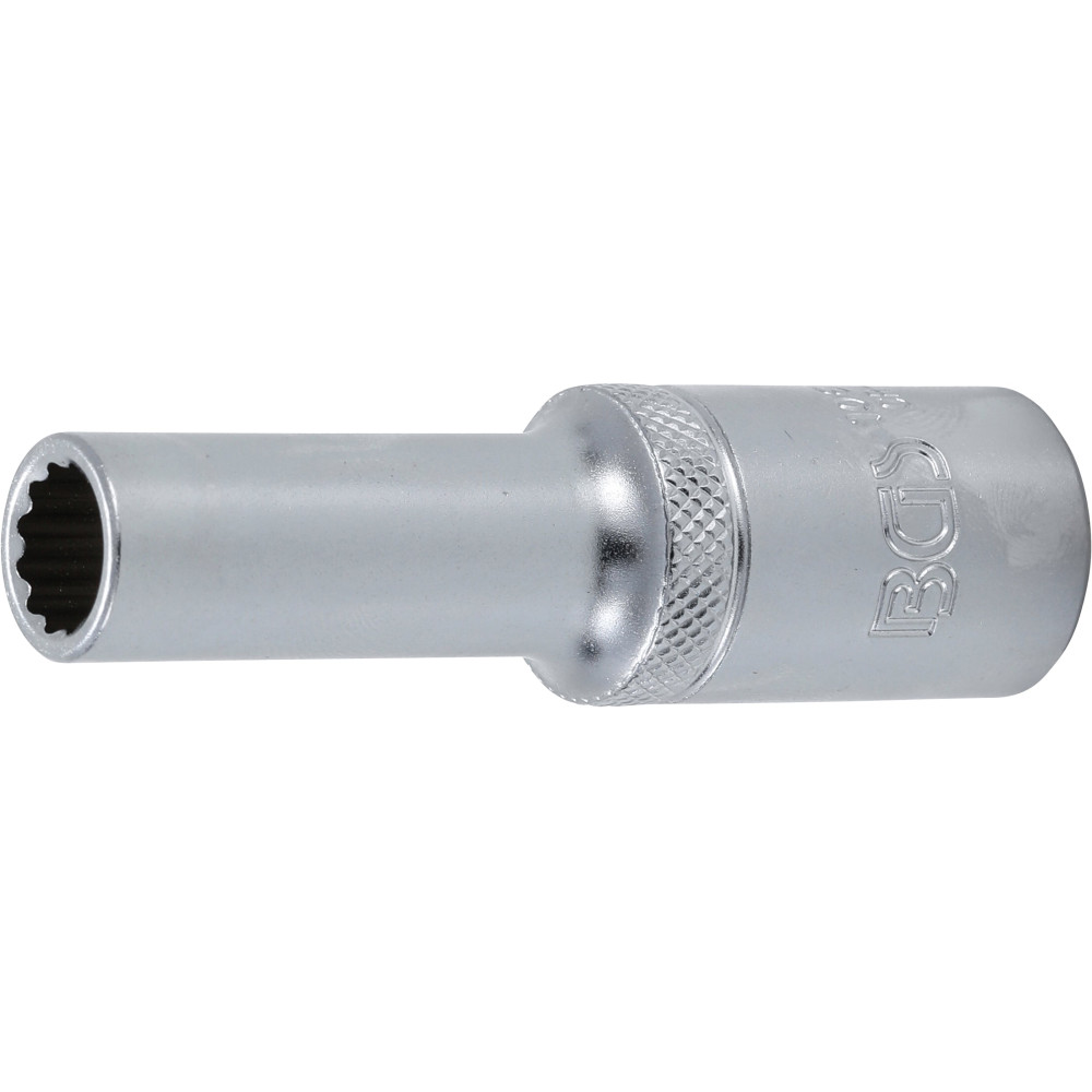 Douille pour clé, douze pans, longue | 12,5 mm (1/2") | 10 mm