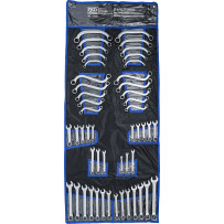 Assortiment de clés mixtes | en pouces + métriques | 50 pièces