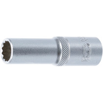 Douille pour clé, douze pans, longue | 12,5 mm (1/2") | 13 mm