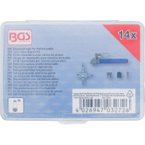 Kit de réparation pour valves de pneus | 14 pièces