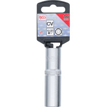 Douille pour clé, douze pans, longue | 12,5 mm (1/2") | 16 mm