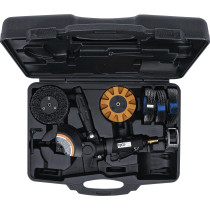 Coffret de ponceuse/polisseuse pneumatique et jeu d’accessoires