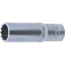 Douille pour clé, douze pans, longue | 12,5 mm (1/2") | 17 mm