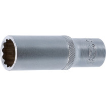 Douille pour clé, douze pans, longue | 12,5 mm (1/2") | 18 mm