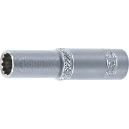 Douille pour clé, douze pans, longue | 6,3 mm (1/4") | 7 mm