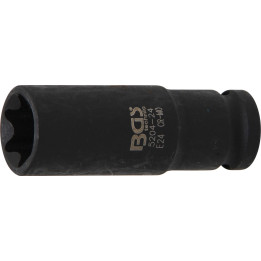 Douille à choc, profil E, longue | 12,5 mm (1/2") | E24