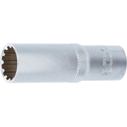 Douille pour clé, Gear Lock, longue | 12,5 mm (1/2") | 17 mm