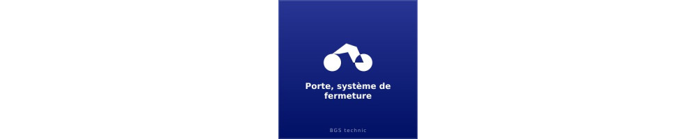 Porte, système de fermeture