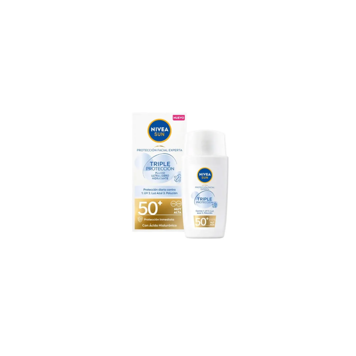 Nivea Sun Triple Proteccion Fluido Ultraligero Facial Spf50 40ml