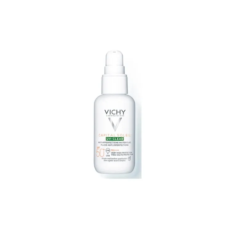 Capital Soleil Uv Clear Fluide Anti Imperfections Spf50+ 40 ml