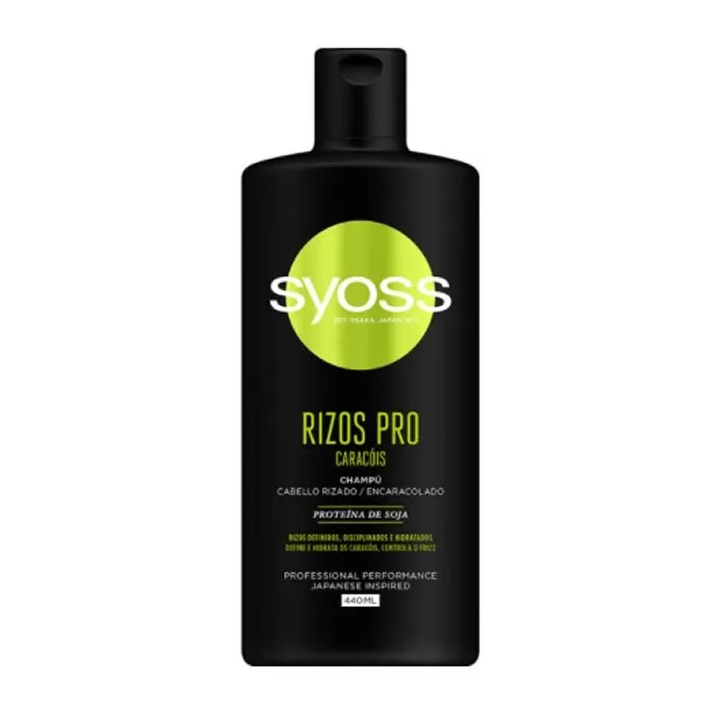 Syoss Shampoo Rizos Pro Definition And Hydration Wavy Or Curly Hair 440ml