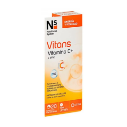 Ns Vitans Vitamine C + Zinc 20Comprimés Effervescents Saveur Citron