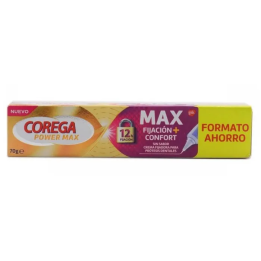 Corega Power Max Crema Fijadora Prótesis Dentales 70g