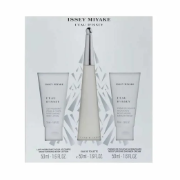 Issey Miyake L'Eau D'Issey Eau De Toilette Spray 50ml Set 3 Pieces