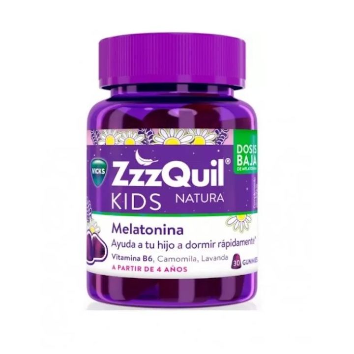 Vicks Zzzquil Natura Kids Melatonin 30 Stück