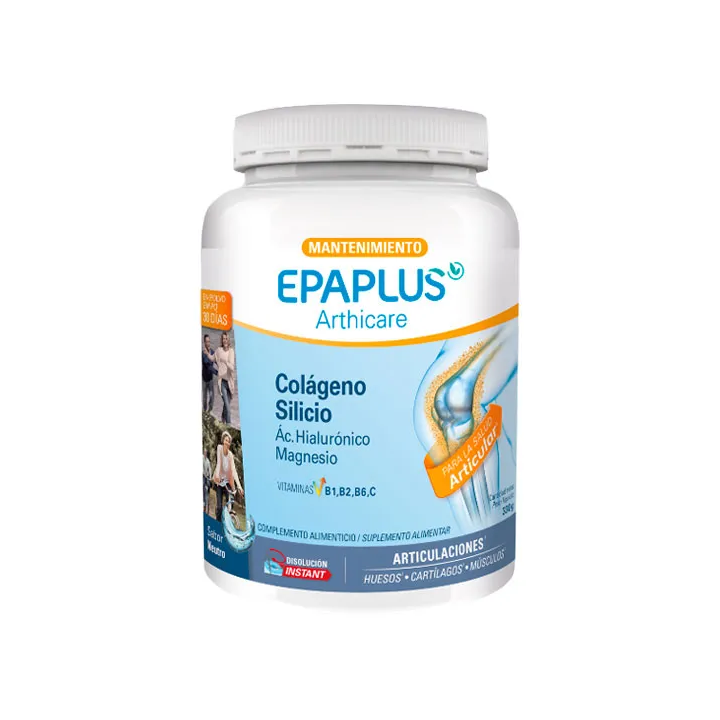 Epaplus Kollagen, Silizium, Hyaluronsäure und Magnesium, neutraler Geschmack