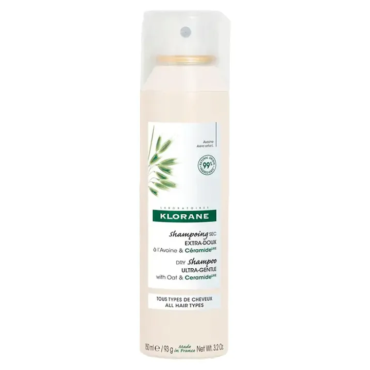 Klorane A LA Leche de Avena Champú Seco Extrasuave 150 ml