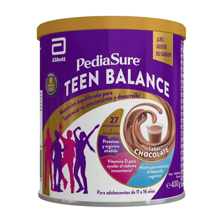 Pediasure Teen Balance Sabor Chocolate 400 g