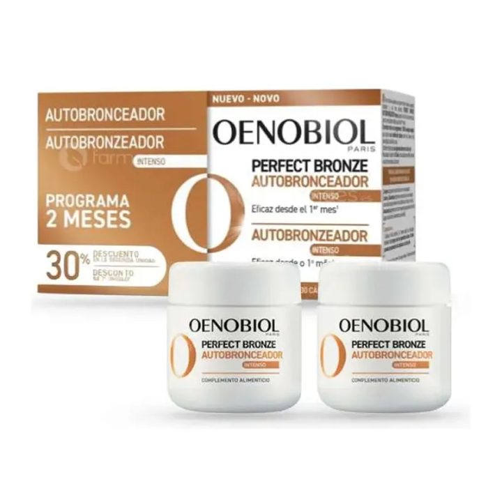 Capsules Auto-Bronzantes OENOBIOL Duo 2x30